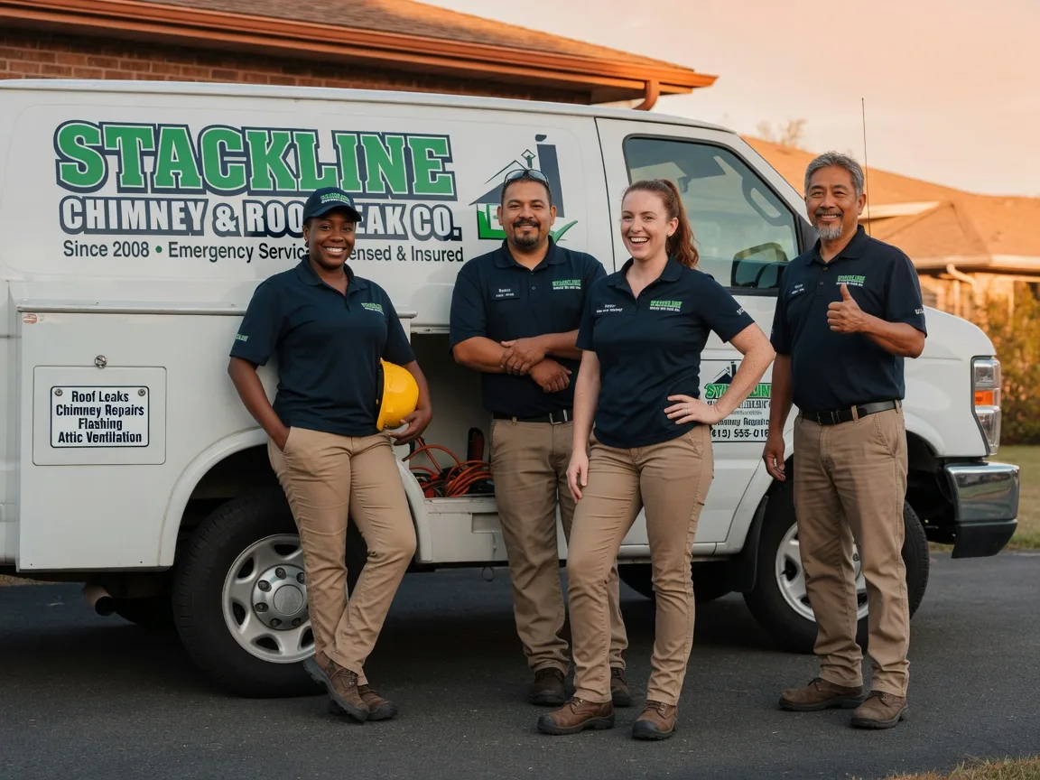 Chimney flashing repair company in Oakley, CA